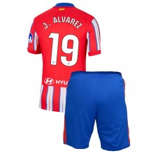 Atletico Madrid Julian Alvarez #19 Hjemmedraktsett Barn 2024-25 Kortermet (+ korte bukser)